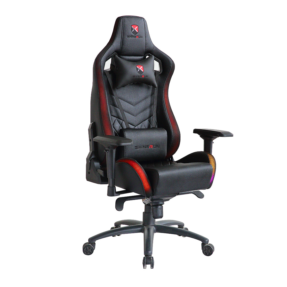 XL-2282-4 Shinerun RGB Executive gamer-bureaustoel PU-racegamingstoel