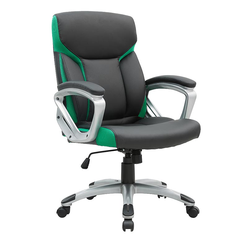 XL-3373 Middenrug gelakte bureaufauteuil