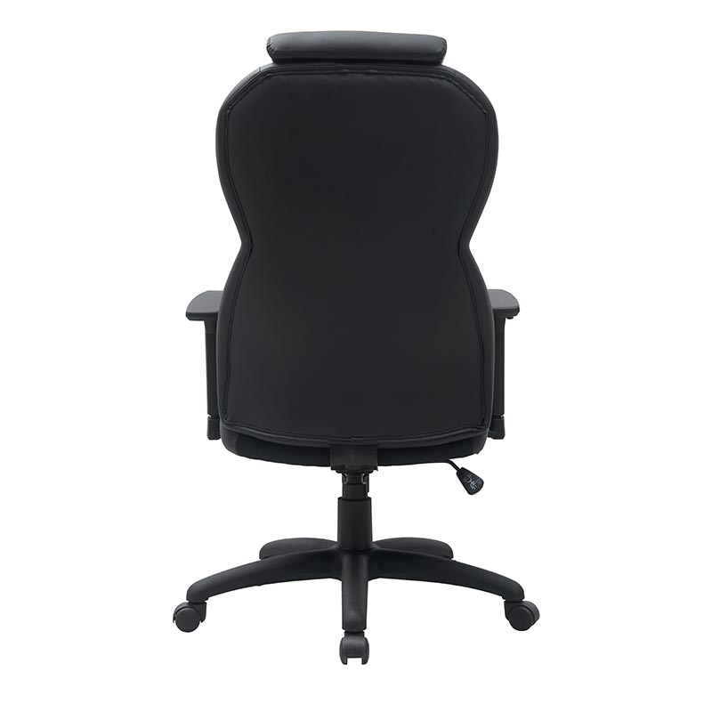 XL-3394 Zwart en rode hefbare bureaufauteuil