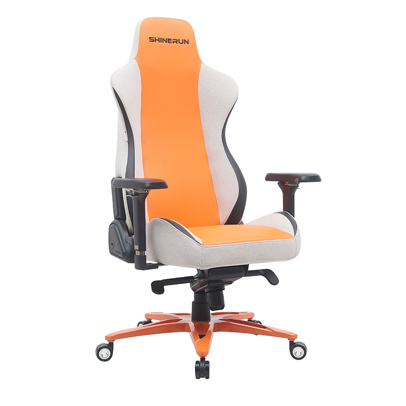 XL-6682-1 Kussen van leer, fluwelen materiaal, heuptasje, gamingstoel met 4D-armleuning