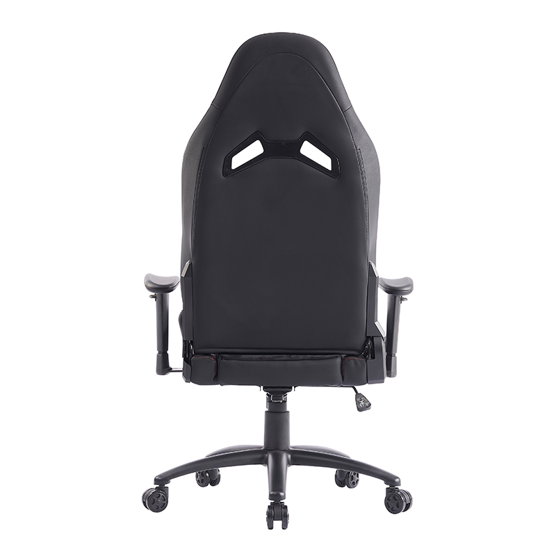 XL-1057 2D Armleuning zwart geborsteld leer ergonomische gamingstoel