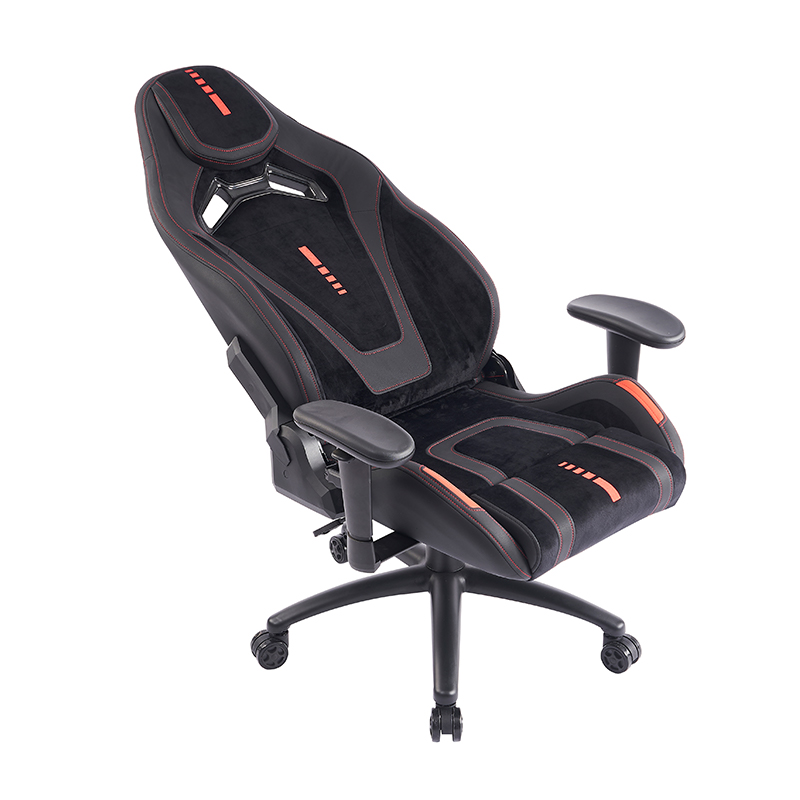 XL-1057 2D Armleuning zwart geborsteld leer ergonomische gamingstoel