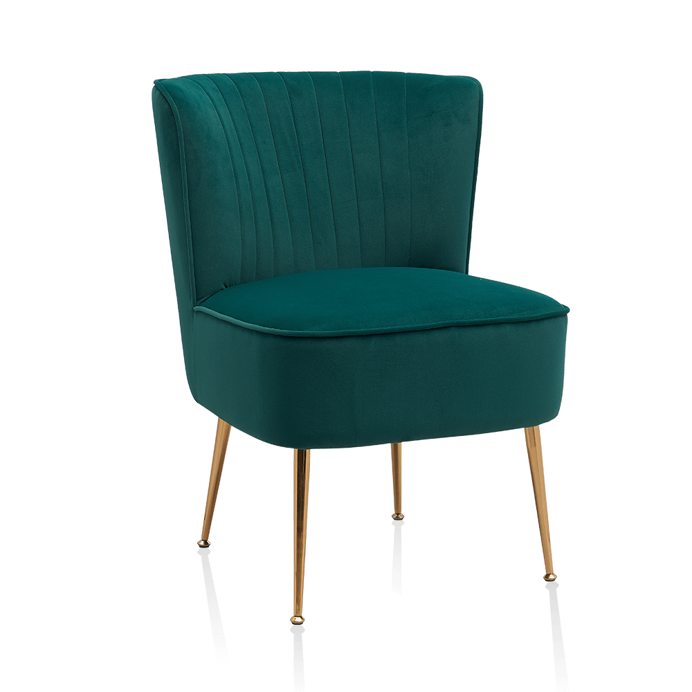 XL-0073 Moderne enkele fauteuil met metalen poten, vrijetijdsstoel